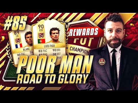FUT CHAMPIONS REWARDS!!! WE GET LEGEND BLANC AND FIGO!! - Poor Man RTG #85 - FIFA 17 Ultimate Team