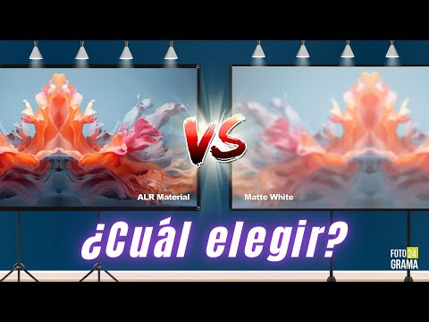 📽️ ¿Qué PANTALLA de proyección elegir? TE EXPLICO | Fotograma 24 con David Arce