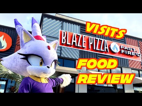 Blaze The Cat Visits Blaze Pizza