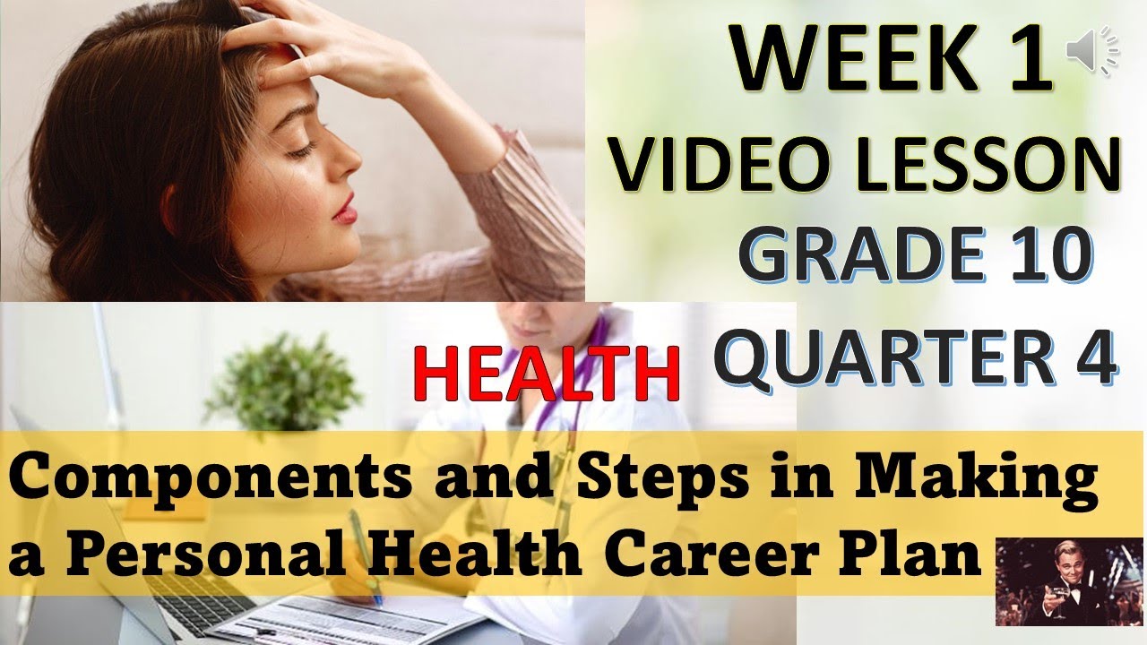 HEALTH 10 WEEK 1 4TH QUARTER: Components and Steps in Making a Personal Health Career Plan