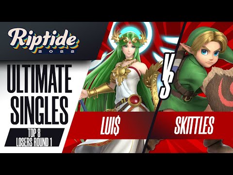 Lui$ vs skittles - Ultimate Singles Top 8 Losers R1 - Riptide 2022 | Palutena vs Young Link