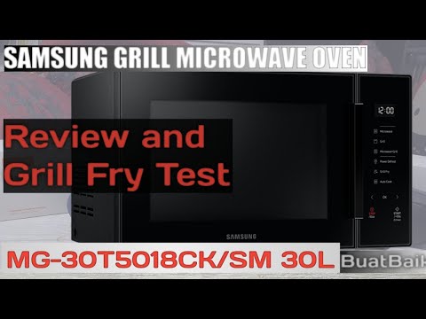 Mikrobangų krosnelė Samsung MG23T5018CK/BA video