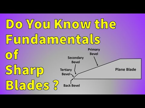 Sharpening Hand Plane Blades - What You MUST Understand