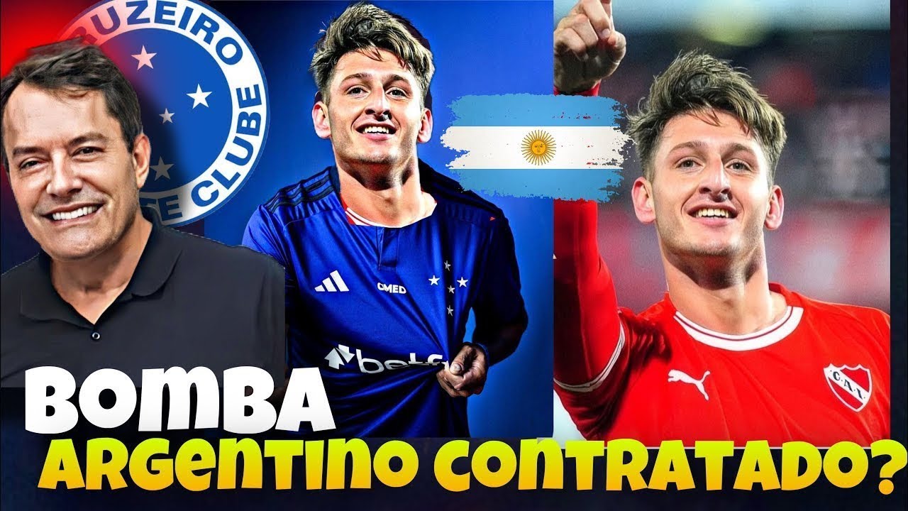 🔥💣VAZOU: MEIA ARGENTINO CONVERSA COM O CRUZEIRO? NOVO REFORÇO? E MAIS