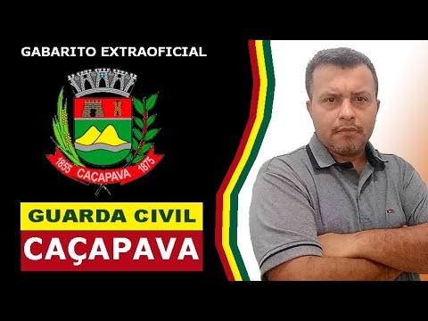 GCM Caçapava SP 2024 - Gabarito Extraoficial - Correção da Prova - Guarda Civil Municipal