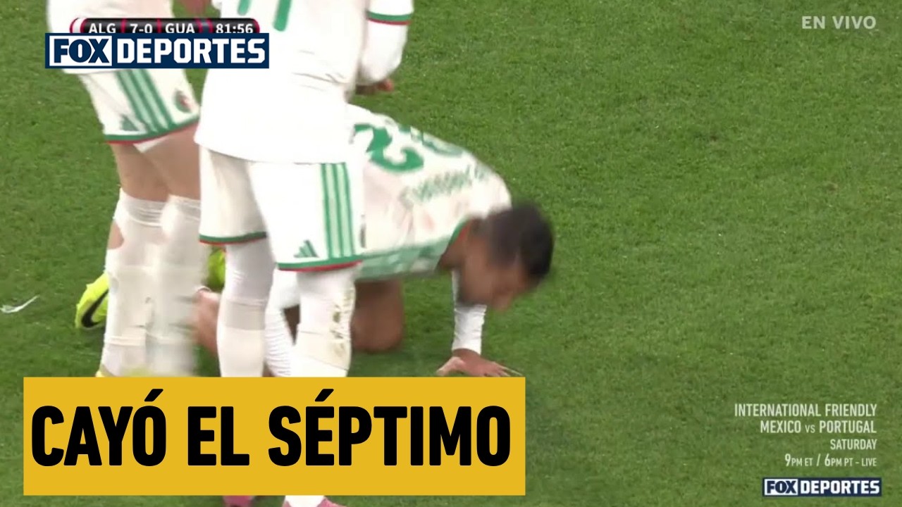 CAYÓ EL SÉPTIMO. 🙂‍↔️ | Argelia 7-0 Guatemala | #AmistosoEnFOX