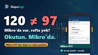 Mikro'da 120, rafta 97? Okutun, evrak Mikro V17'de | Depologi