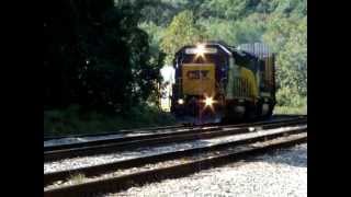 preview picture of video 'CSX Train near St. Denis, MD'
