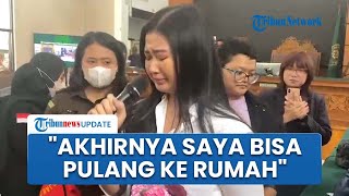 Tangis Laras Faizati seusai Bebas Bersyarat: Rasanya Fifty Fifty, Akhirnya Bisa Pulang ke Rumah