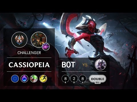 Cassiopeia Bot vs Syndra - EUW Challenger Patch 9.12