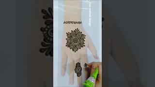 beautiful gold tikki mehndi design ll #trending #mehndi #henna #viral # Hsp mehndi design