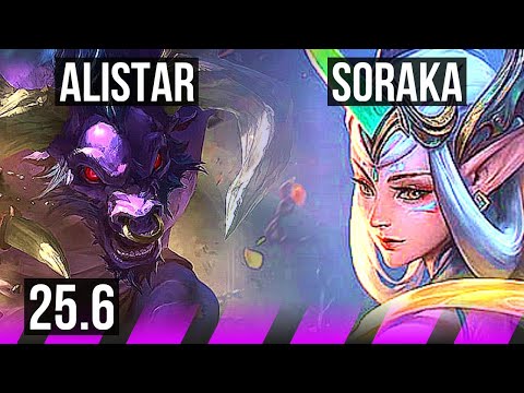 ALISTAR & Corki vs SORAKA & Jinx (SUP) | KR Challenger | 25.6