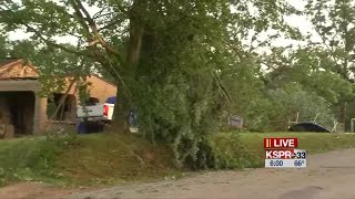 Storms cause damage in Mountain View, MO