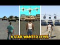 6 STAR WANTED LEVEL IN EVER GTA GAME GTA 5 GTA 4 GTA SAN ANDREAS GTA VC GTA 3