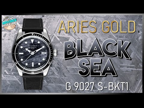 Not Too Bad For A Microbrand! | Aries Gold Black Sea 200m Automatic G 9027 S-BKT1 Unbox & Review