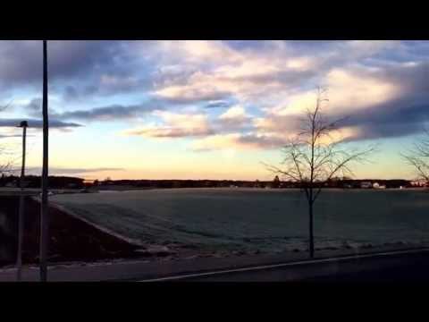 A beautiful winter morning at Ås, Norway