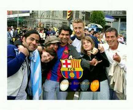 Penya MAXI, festa a Plaça Catalunya