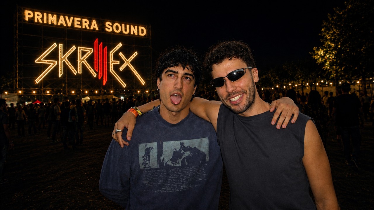 fui a ver a Skrillex con mis amigos