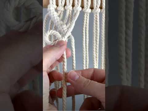 3 UNIQUE Macrame Knot Techniques Reinforced Larks Head Knot Cat s Paw Knot Slingstone Hitch