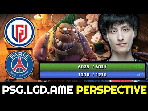 PSG.LGD.AME Pudge Player Perspective vs Aster.Aries (Game 1) — SAPPHIRE OGA Dota PIT China Season 5