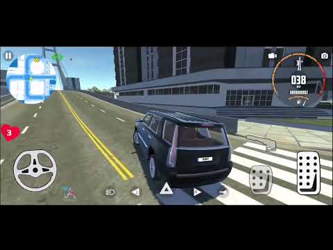 Cadillac Escalade SUV Driving in Car Simulator Escalade #shorts Multiplayer Games