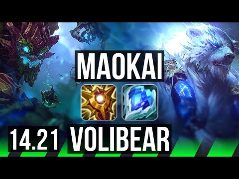 MAOKAI vs VOLIBEAR (JGL) | 3/3/18 | EUW Grandmaster | 14.21