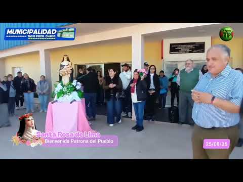 TACO POZO MUNICIPALIDAD VISITA DE LA PATRONA DEL PUEBLO SANTA ROSA DE LIMA 