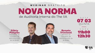 WEBINAR - Nova Norma de Auditoria Interna do The IIA