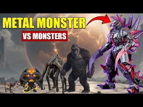 Mecha Gigan vs Giant Monsters | 3D Giant Monster Size Comparison 2025