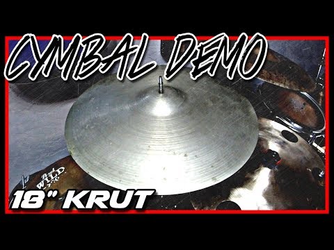 VINTAGE CYMBAL DEMO: Krut Special 18" - Made in England