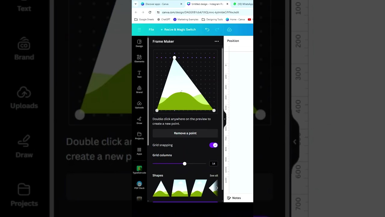 How To Make Customised Frame In Canva