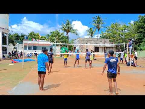 Theena friends 🔥 vs 🔥 Gangai friends| local volleyball match | #dangerboysvolleyballmatch
