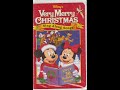 Opening To Very Merry Christmas Sing Along Songs 2002 VHS