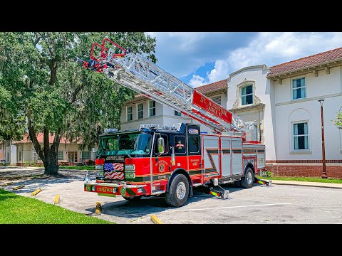 Walk Around of St. Augustine Fire's E-ONE HR 100 Aerial - SO145183
