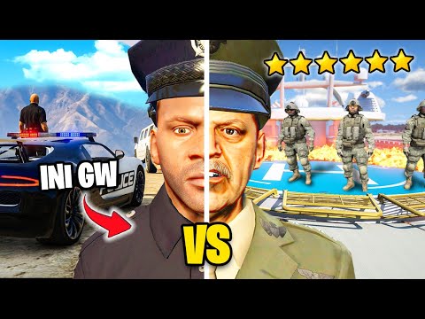 POLICE Vs ARMY in GTA 5! (Mod)