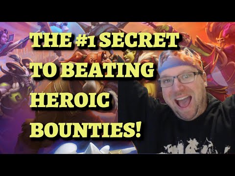 The #1 Secret to Beating Heroic Bounties! (Hearthstone Mercenaries Top Tips)