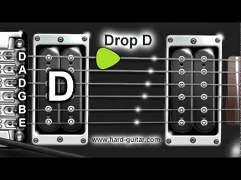 Drop D Guitar Tuner (D A D G B E Tuning)