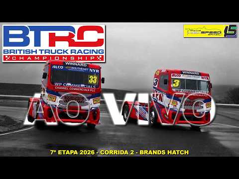 🔴 BRITISH TRUCK RACING CHAMPIONSHIP | Corrida 2 | Etapa Final 2026 | Brands Hatch (UK) | AO VIVO