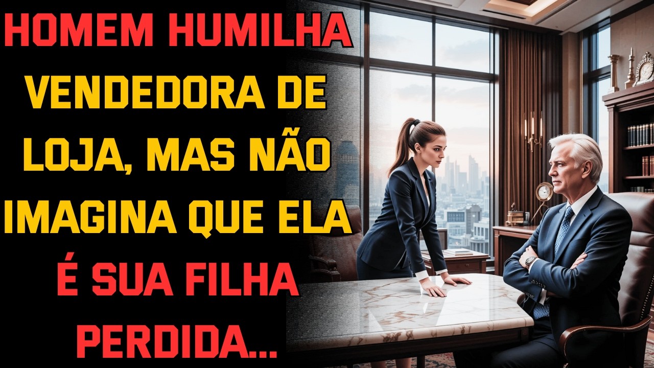 Homem Humilha Vendedora de Loja, Mas Não Imagina Que Ela É Sua Filha Perdida...