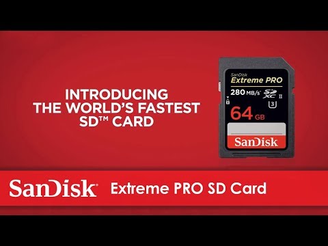 SanDisk Extreme PRO UHS-II SDXC Memory Card (128GB) - SDSDXPK-128G