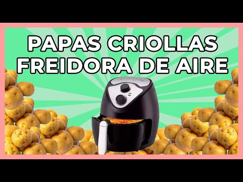 Como hacer papa criolla en freidora de aire (Air Fryer) | Fedecooks