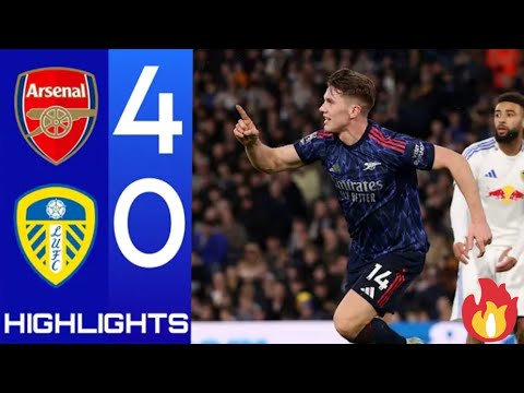 HIGHLIGHTS | Lead United 0 - 4 Arsenal extended highlights 