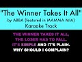 The Winner Takes It All From Mamma Mia Karaoke Track With Lyrics On Screen