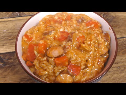 How To Make Chicken Jambalaya with Cheese - Recipe