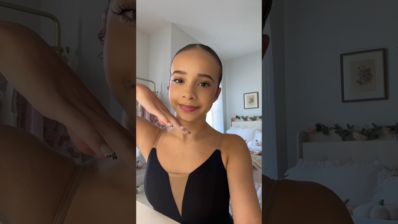 light stage makeup 💋 #makeup #ballet #stage #beauty #aesthetic #brownballerina #diva