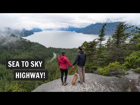 Driving the Sea to Sky Highway in British Columbia! (Waterfalls, Whistler train wreck, & MORE!)
