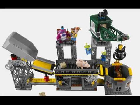 Vidéo LEGO Toy Story 7596 : L'usine de destruction des jouets