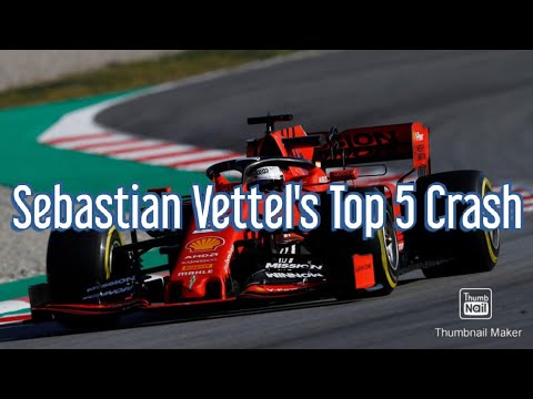 Sebastian Vettel's Top 5 Crash