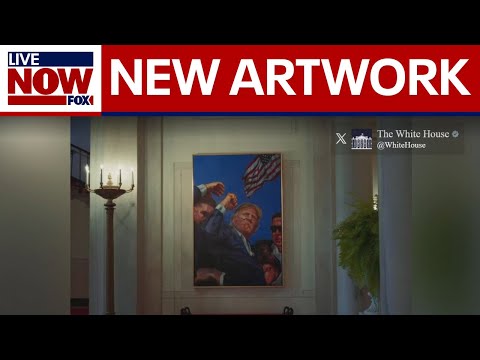 Video | White House replaces Obama’s portrait with painting of Trump after assassination attempt | LiveNOW f