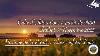 Culte d’Adoration Sabbat 01 Novembre 2025 - #ASJH1889 Cap-Haïtien